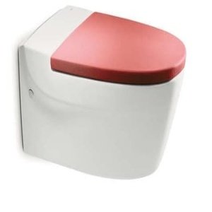 Roca Khroma Soft Closing Toilet Seat Cover Passion Red