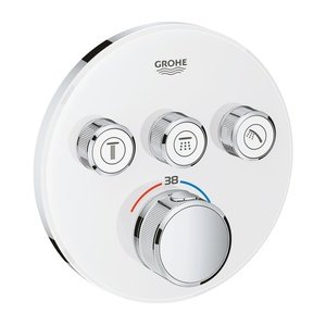 Grohe Smart Control Glass Thm Round Triple Volume Control