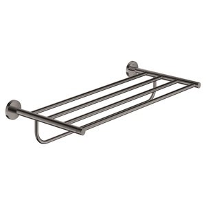 Grohe Hard Graphite Double Towel Rail 600mm