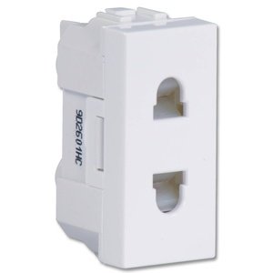 Havells 6A 5 Pin Shuttered Socket Coral