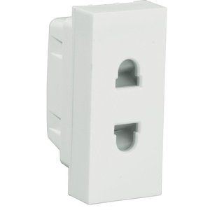 Havells 6A 3 Pin Shuttered Socket Oro