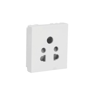 Havells 6-16A 3 Pin Combined Shuttered Socket Oro