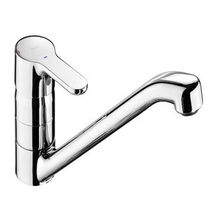 Roca L20 Wall Mounted Kitchen Sink Mixer with Swivel Spout