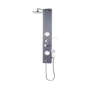 Parryware Shower Panels In-Wall Thermostatic Panel Mystic With Cascade Waterfall / Rain Shower