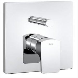 Roca built-in bath-shower mixer with automatic diverter