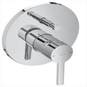 Roca built-in bath-shower mixer with automatic diverter